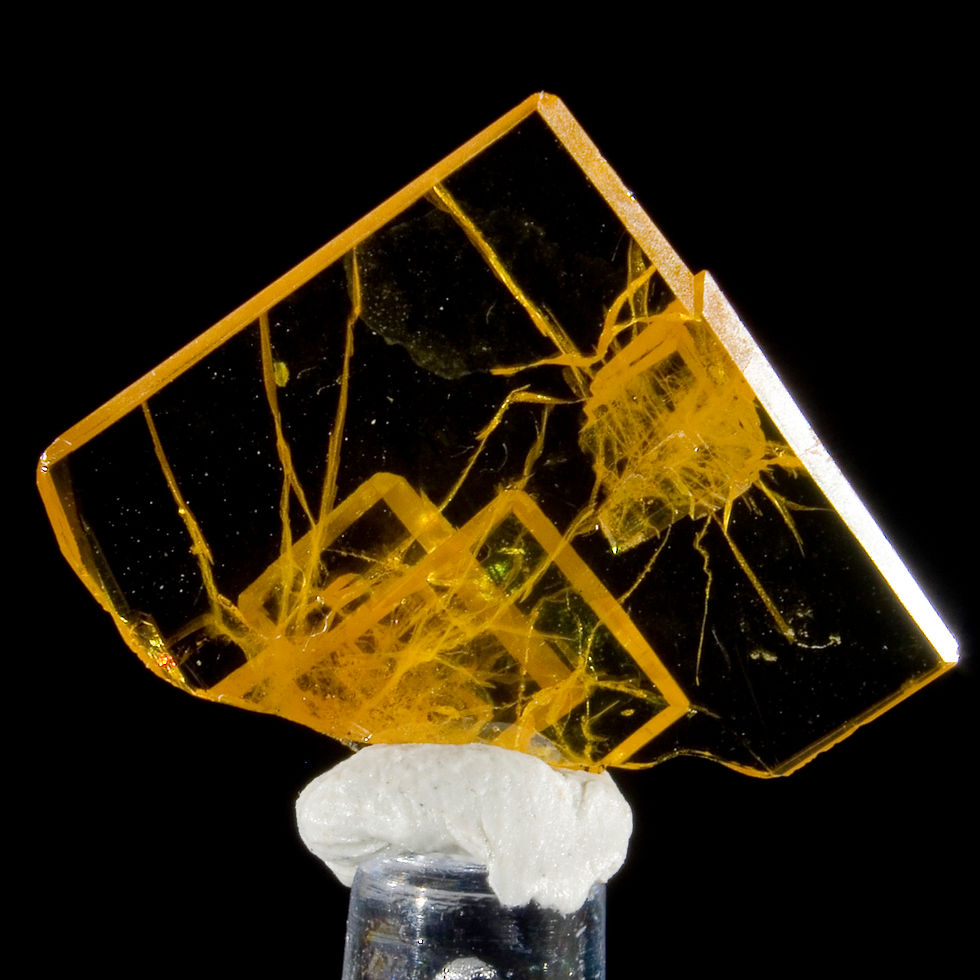 Thumbnail: Windowpane Wulfenite - 79 Mine, Arizona - Studio Mineralia Earth Art Gallery