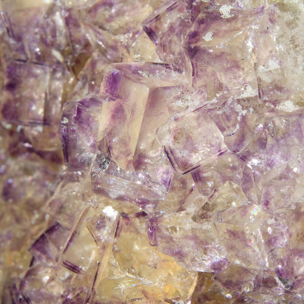 Thumbnail: Color Zoned Fluorite - Okorusu Mine, Namibia - Studio Mineralia Earth Art Gallery