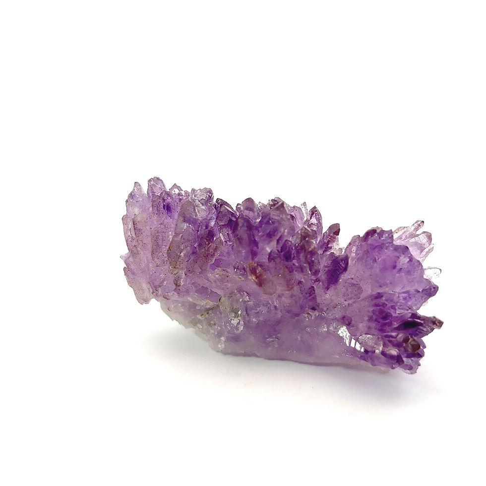Translucent Amythyst Translucent Sceptered Amethyst Ridge on Matrix | Studio Mineralia