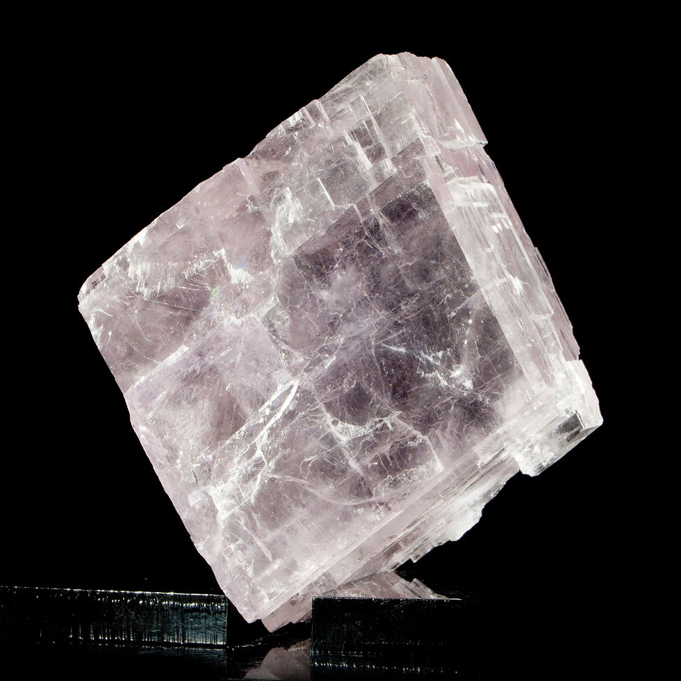 Pink Calcite - Level 4051, Empire State Mine No. 4, New York - Studio Mineralia Earth Art Gallery