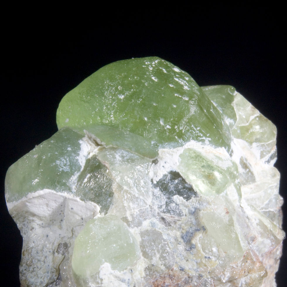 Thumbnail: Terminated Peridot Miniature - Sapat Valley, Pakistan. Studio Mineralia Earth Art Gallery