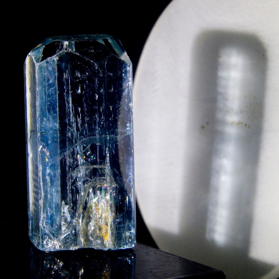 Thumbnail: Aquamarine 13.5 cts. - Nasarawa State, Nigeria - Studio Mineralia Earth Art Gallery