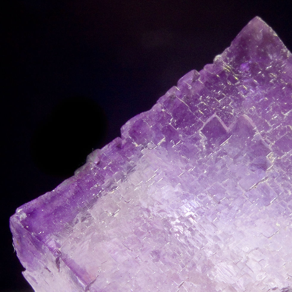 Fluorite with minor Sphalerite - Elmwood Mine, Tennessee, USA - Studio Mineralia Earth Art Gallery