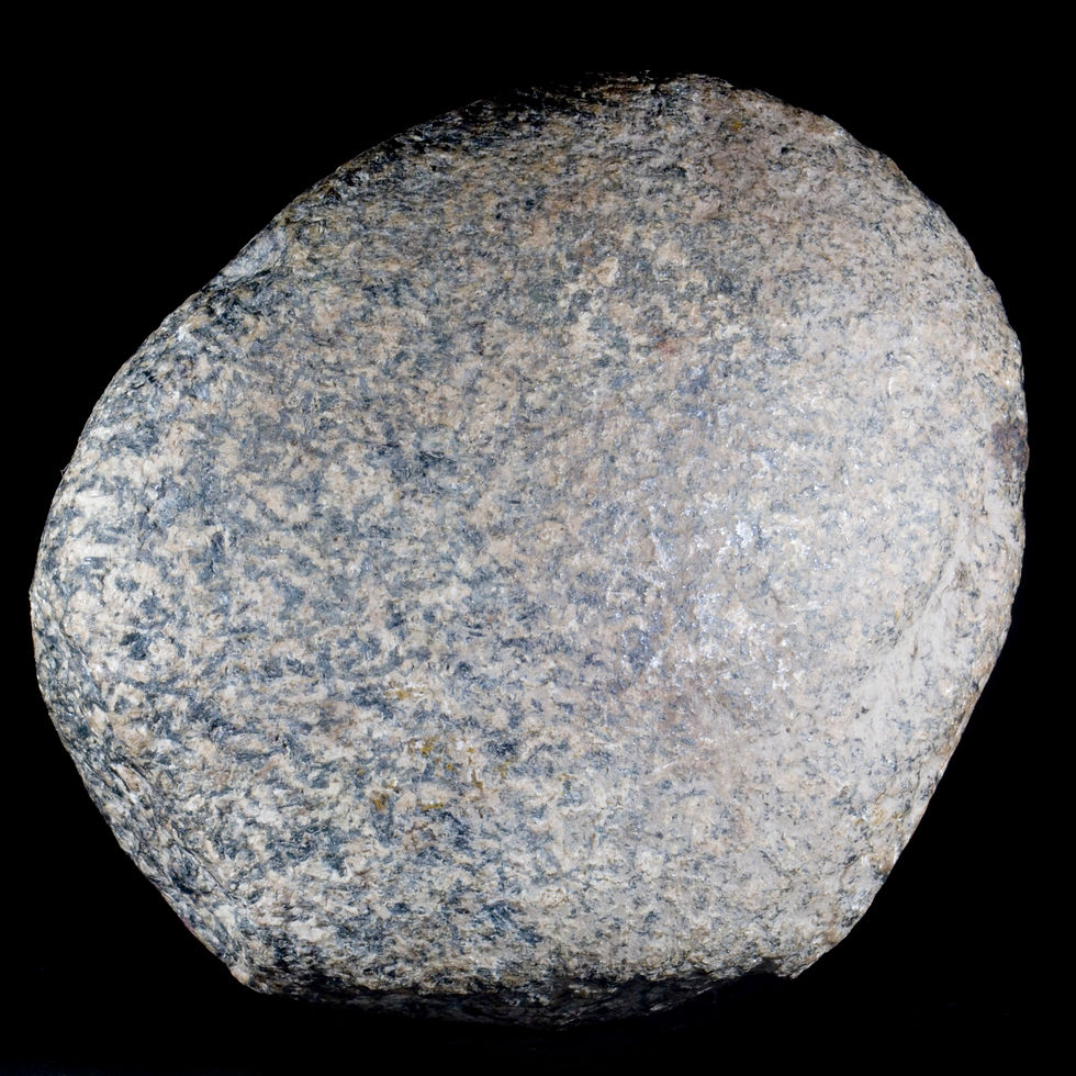 Thumbnail: The Bell Pestle. A fantastic example of the sort of hand tool created by early man from their geologic environments. Hand-sha