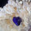 Thumbnail: Azurite on Quartz Rosette - Zoila Mine, Mexico - Studio Mineralia Earth Art Gallery