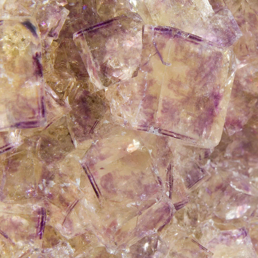 Thumbnail: Color Zoned Fluorite - Okorusu Mine, Namibia - Studio Mineralia Earth Art Gallery