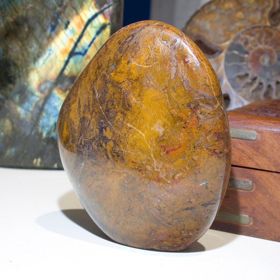 Thumbnail: Colorful Ocean Jasper Free Form - Studio Mineralia: The Earth Art Gallery