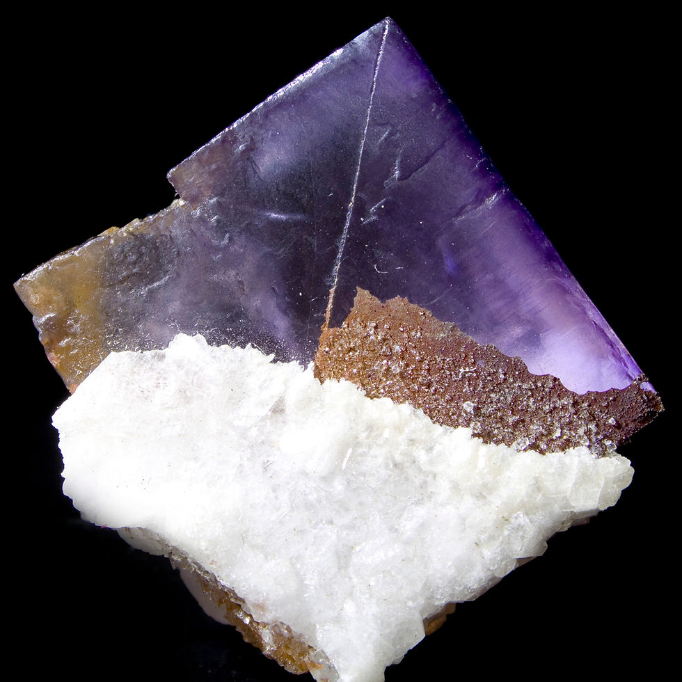 Thumbnail: Lavender Fluorite - Jebel Tirhemi, Morocco - Studio Mineralia Earth Art Gallery