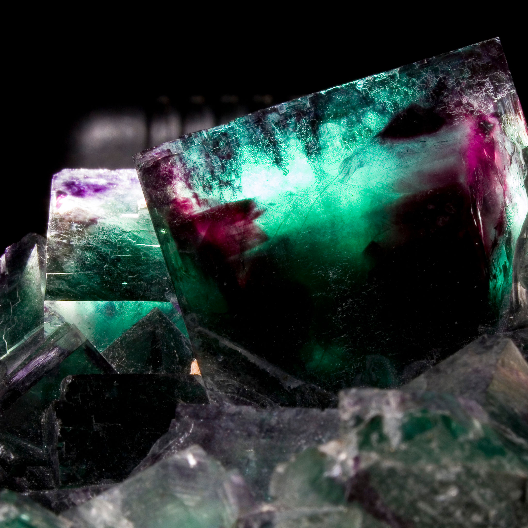Large Cabinet Fluorite - Okorusu Mine, Namibia - Studio Mineralia Earth Art Gallery
