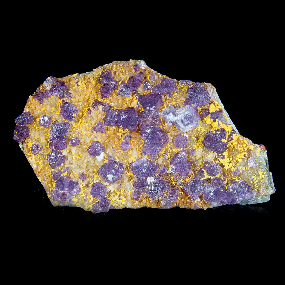 Phantom Fluorite and Mimetite - Cholla Cat Mine, Arizona - Studio Mineralia Earth Art Gallery