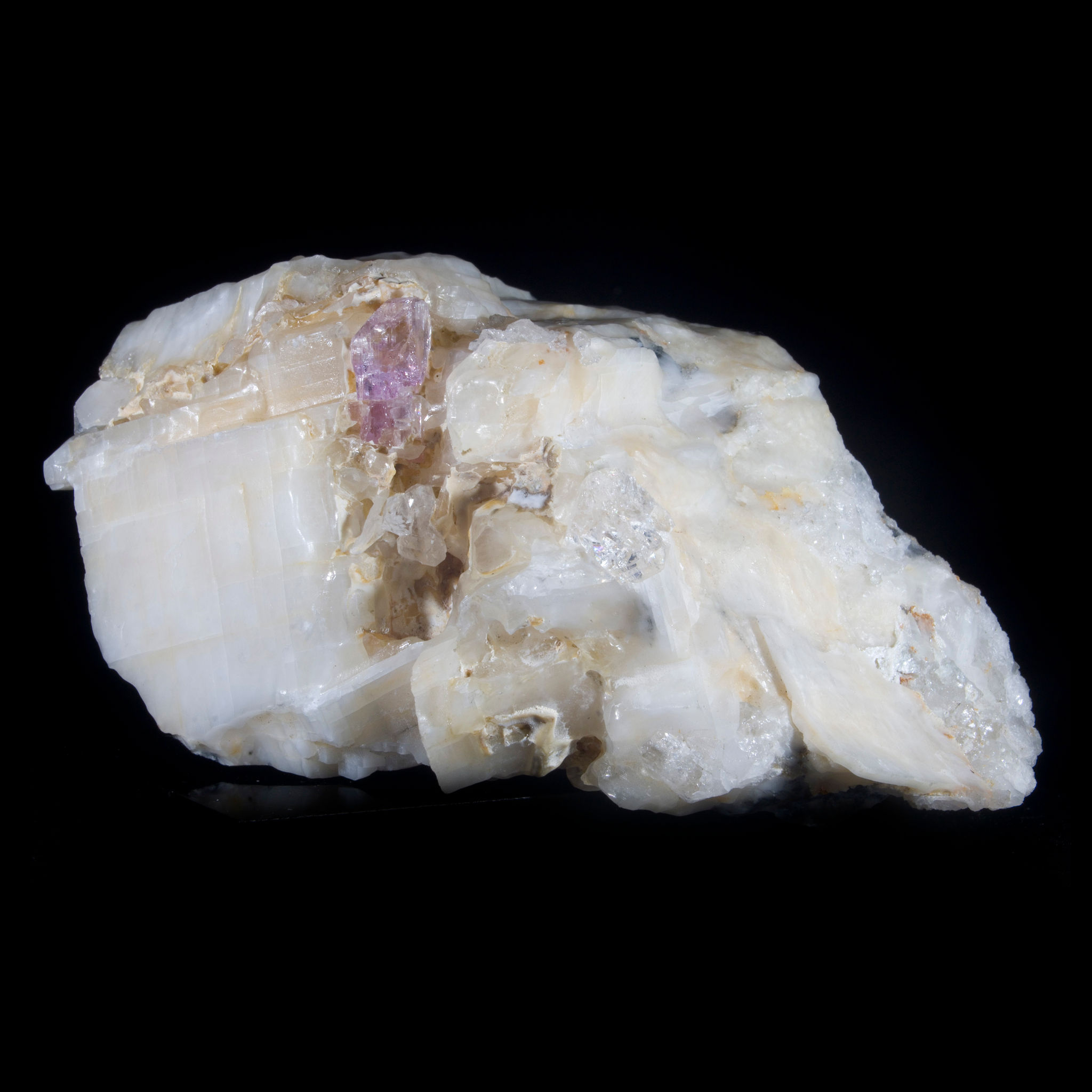 Pink Topaz on Matrix with Quartz - Ghundao Mine, Pakistan - Studio Mineralia Earth Art Gallery