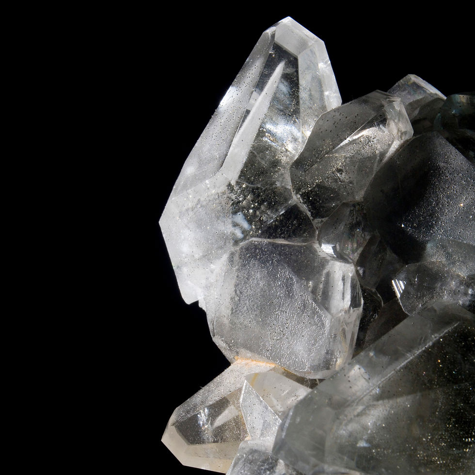 Calcite with Marcasite Inclusions - Linwood Mine, Iowa, USA - Studio Mineralia Earth Art Gallery