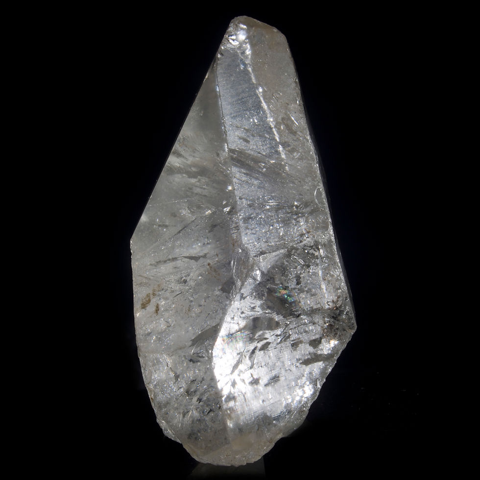 Gemmy Calcite Crystal - Jalgaon, India - Studio MIneralia Earth Art Gallery