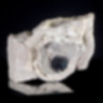 Almandine Garnet Trio on Rhyolite. Garnet Hill, Nevada, USA. Studio Mineralia Earth Art Gallery