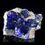 Thumbnail: Azurite - Zoila Mine, Mexico - Studio Mineralia Earth Art Gallery