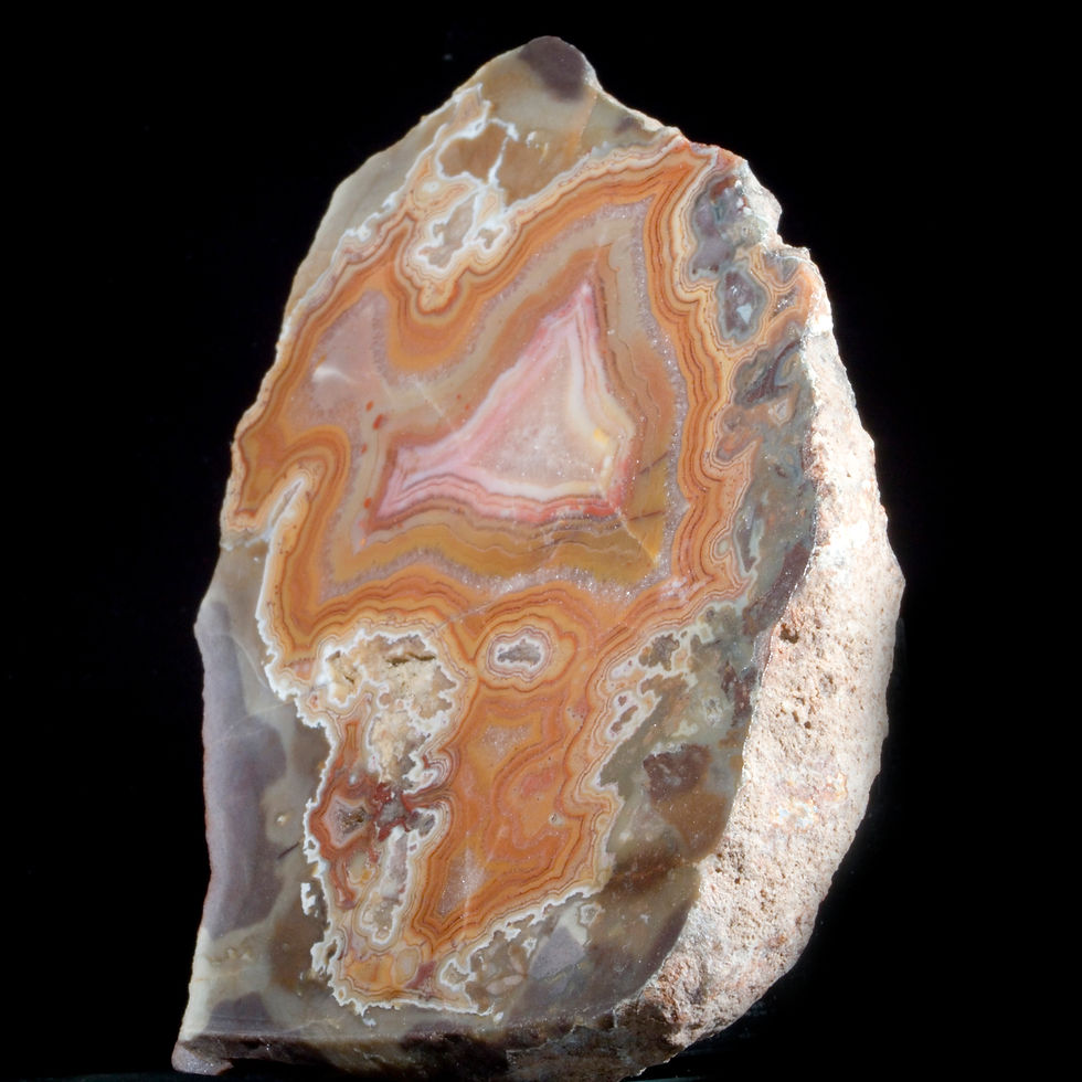 Thumbnail: Agate - Dry Head Agate Mine, Montana, USA. Studio Mineralia Earth Art Gallery