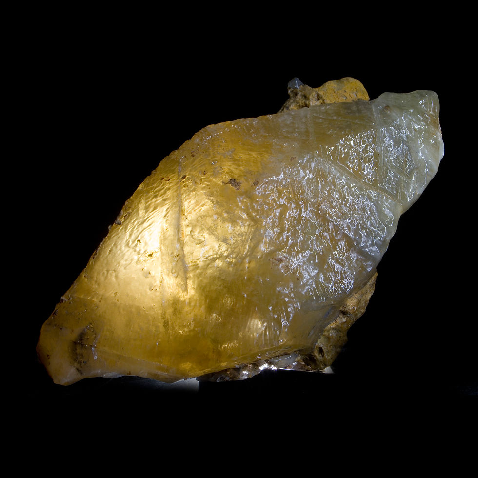 Thumbnail: Etched Scalenohedral Calcite - Tiznit Province, Morocco - Studio Mineralia Earth Art Gallery