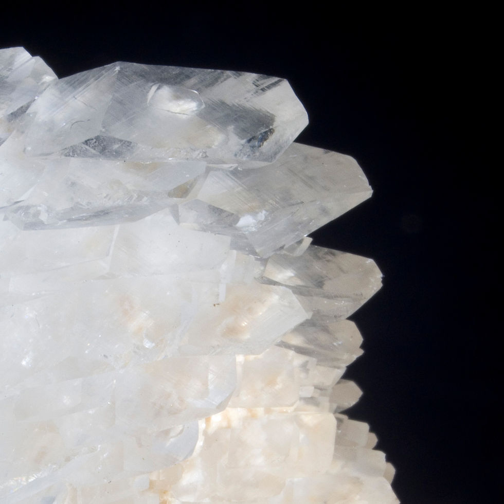 Thumbnail: Pagoda Calcite Miniature - Xianghualing Mine, China - Studio Mineralia Earth Art Gallery