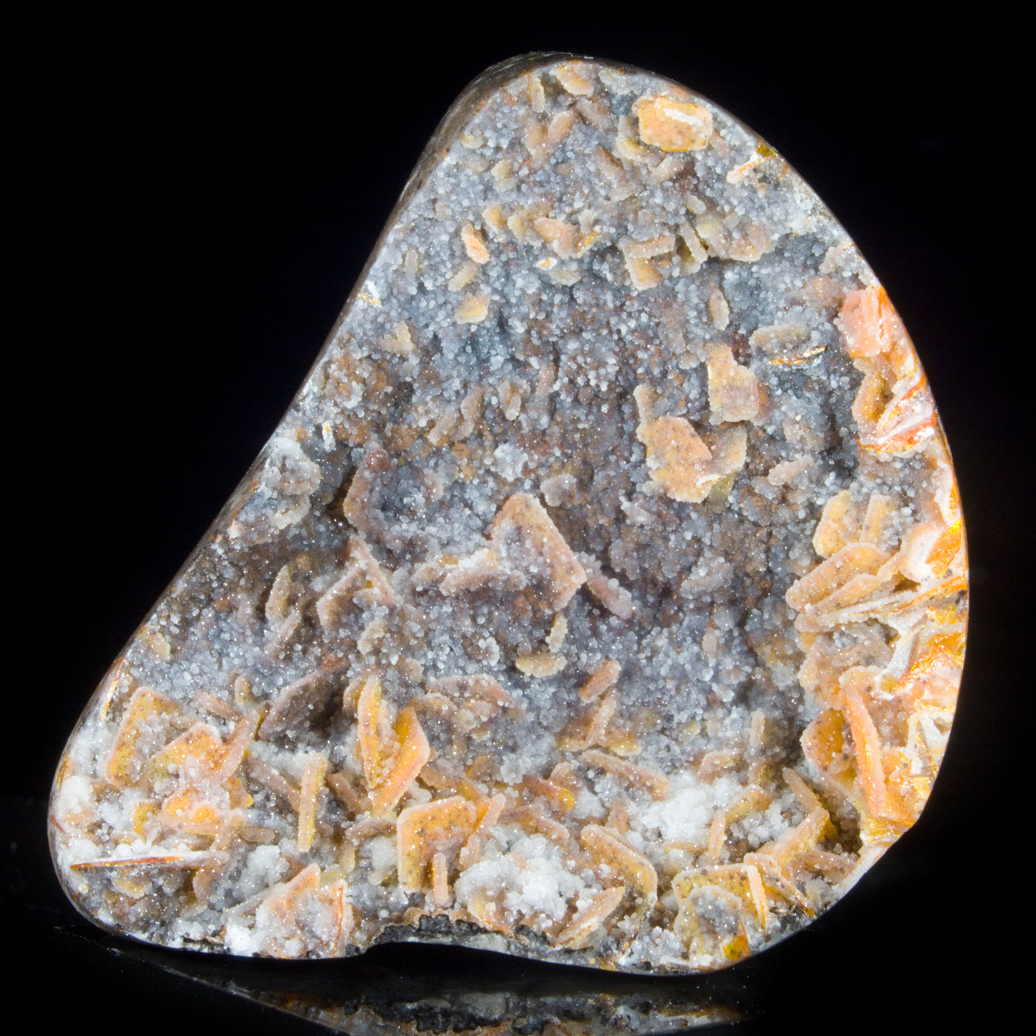 Wulfenite Pseudomorph with Chalcedony. Barking Spider Mine, AZ. Studio Mineralia Earth Art Gallery