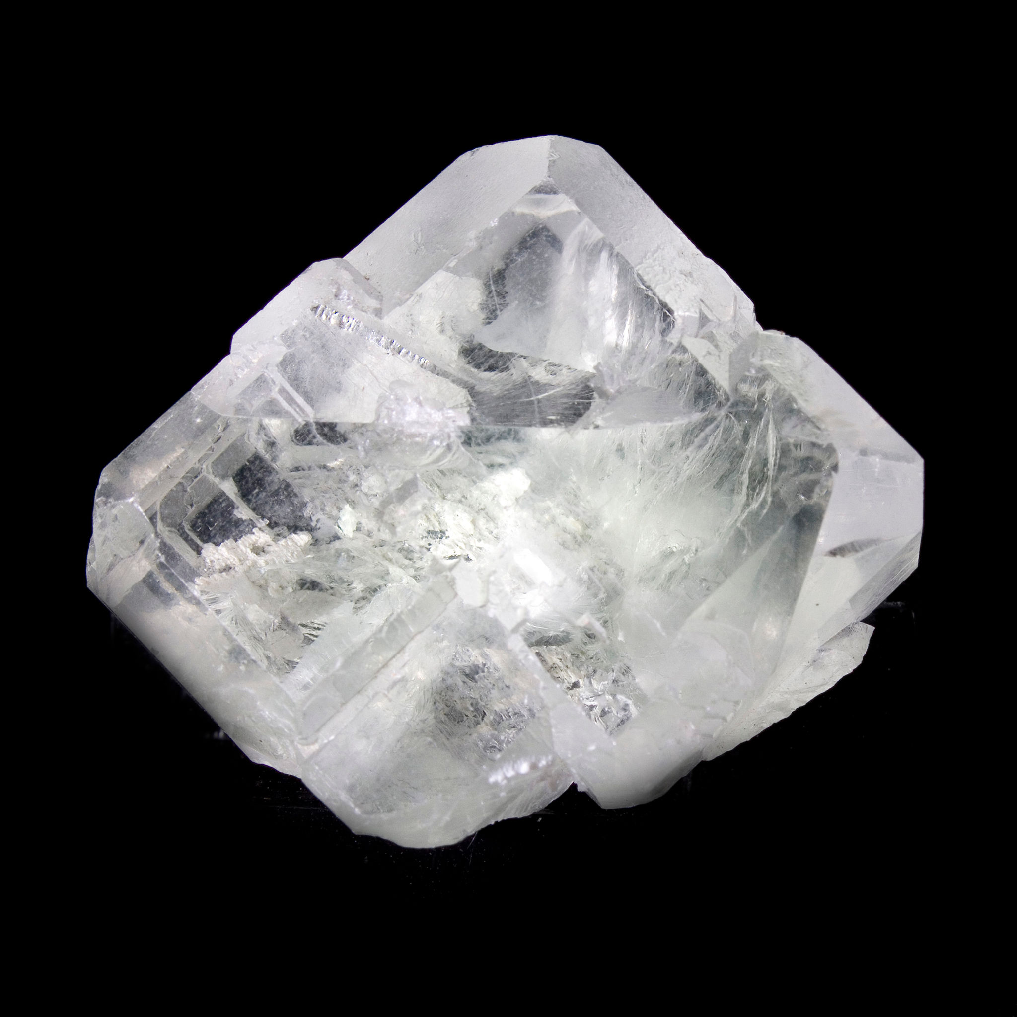 Clear Beveled Cubic Fluorite - Xianghualing Mine, China - Studio Mineralia Earth Art Gallery