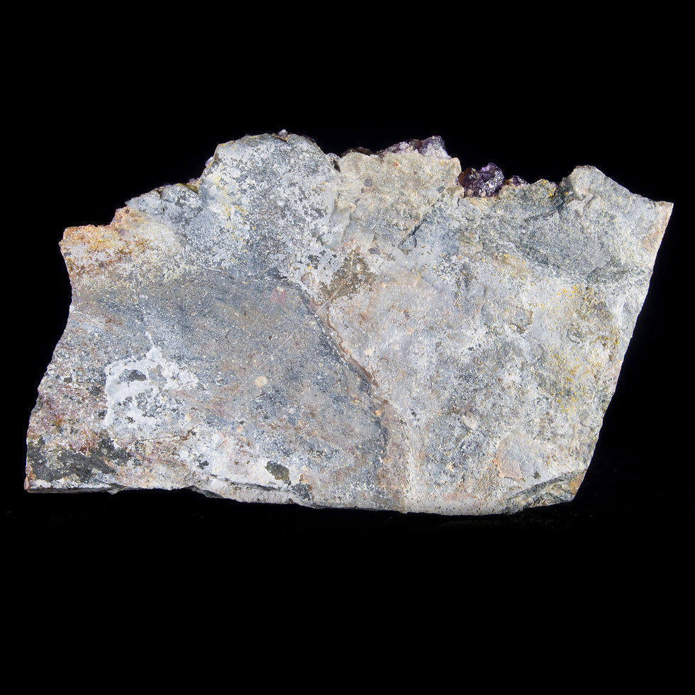 Thumbnail: Fluorite with Mimetite - Cholla Cat Mine, Arizona - Studio Mineralia Earth Art Gallery