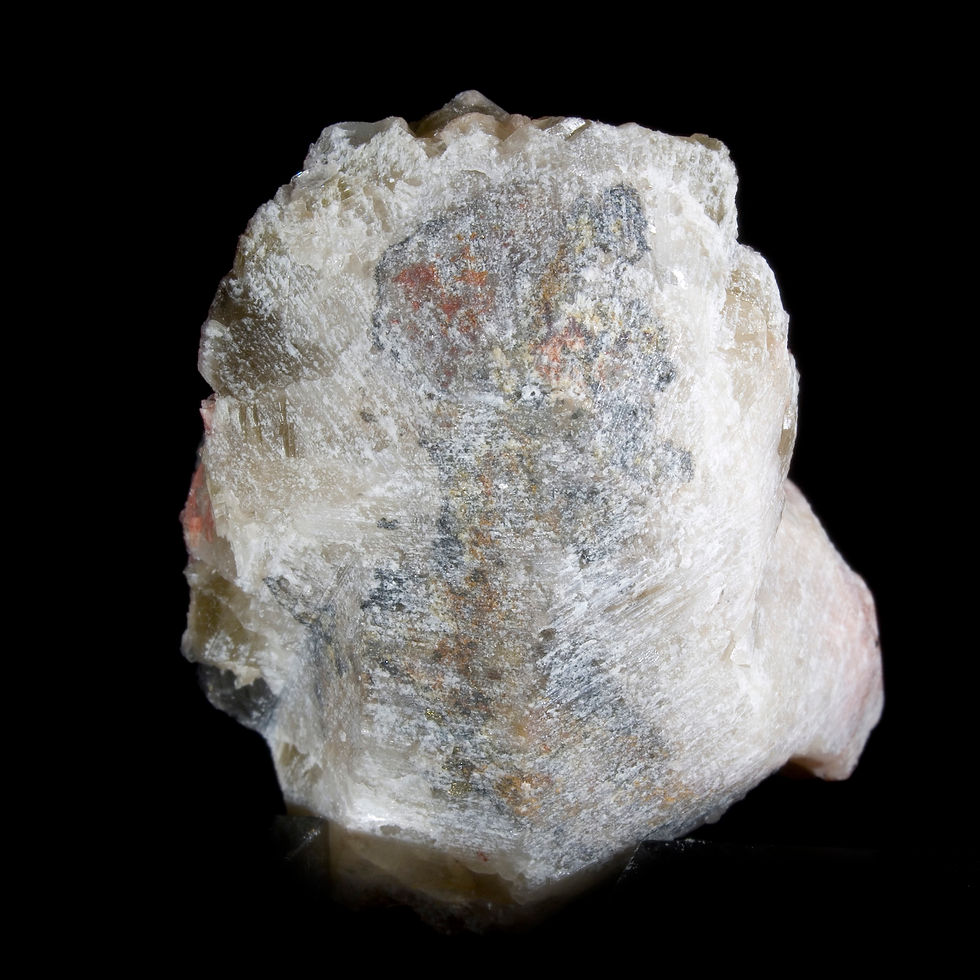 Thumbnail: Hematite Included Black Calcite - Santa Eulalia, Mexico - Studio Mineralia Earth Art Gallery