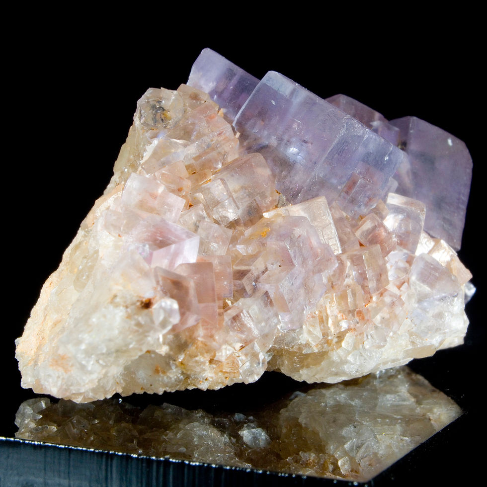 Fluorite - la Cabaña, Spain - Studio Mineralia Earth Art Gallery