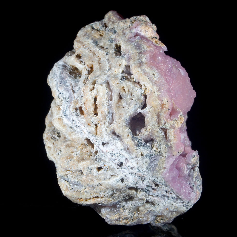 Thumbnail: Pink Smithsonite - Choix, Mexico - Studio Mineralia Earth Art Gallery