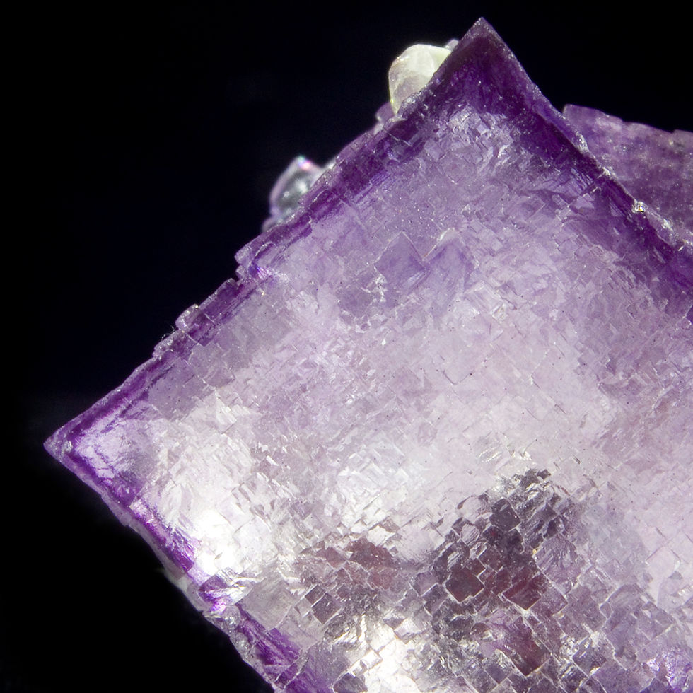 Fluorite with minor Sphalerite - Elmwood Mine, Tennessee, USA - Studio Mineralia Earth Art Gallery