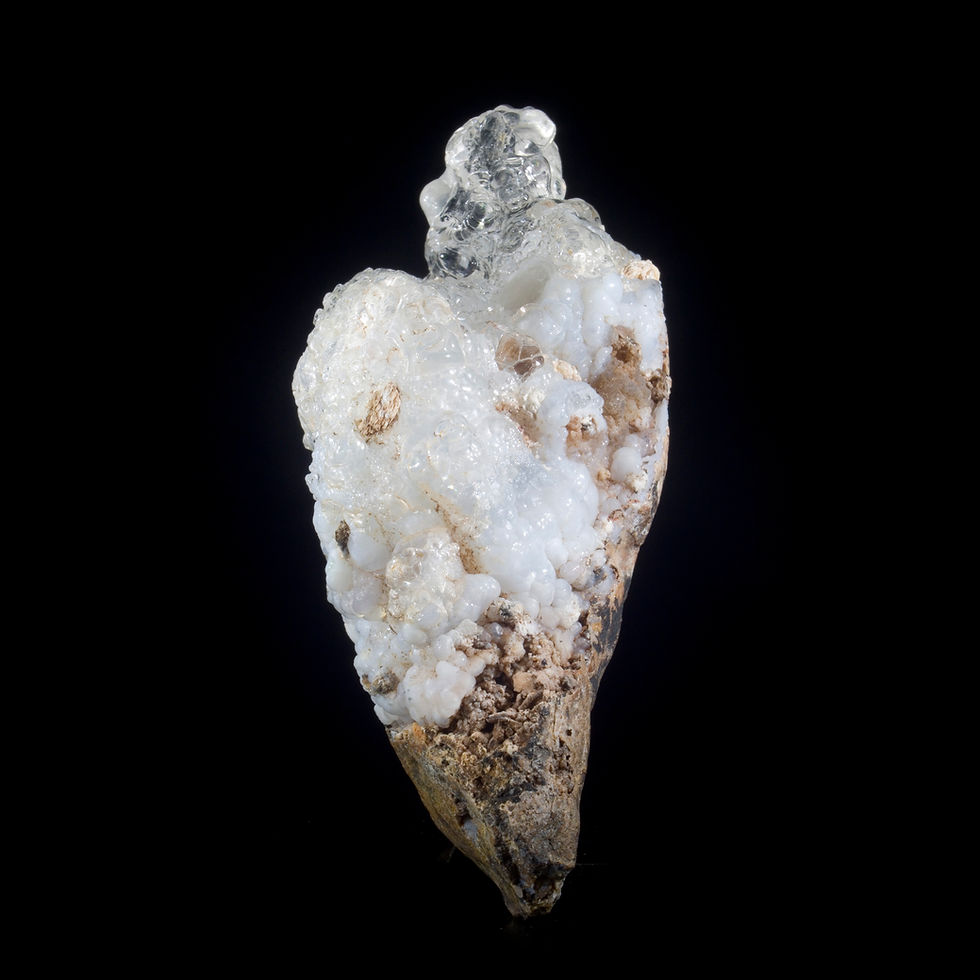 Thumbnail: Hyalite Opal on Matrix - Zacatecas, Mexico - Studio Mineralia Earth Art Gallery