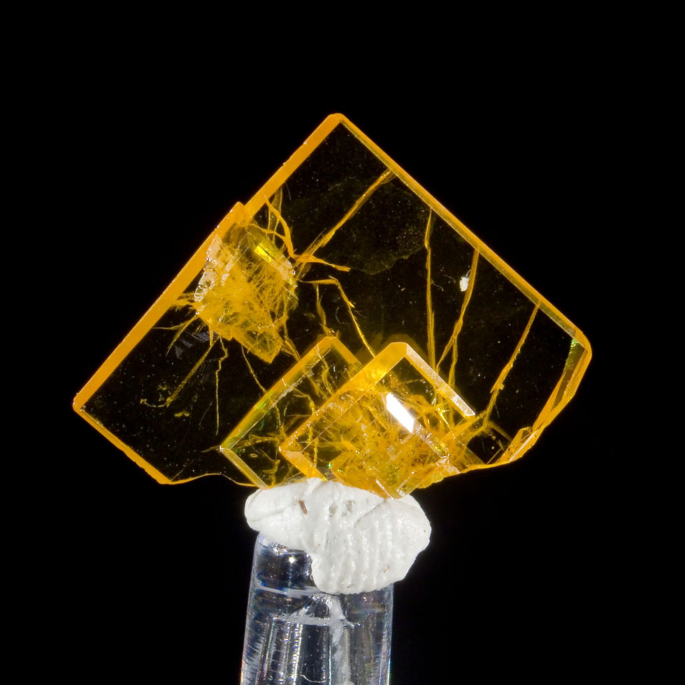 Windowpane Wulfenite - 79 Mine, Arizona - Studio Mineralia Earth Art Gallery