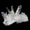 Thumbnail: Perfectly clear Colombian Quartz, a complex cluster of gemmy, very well terminated Quartz. This small cabinet fine mineral sp