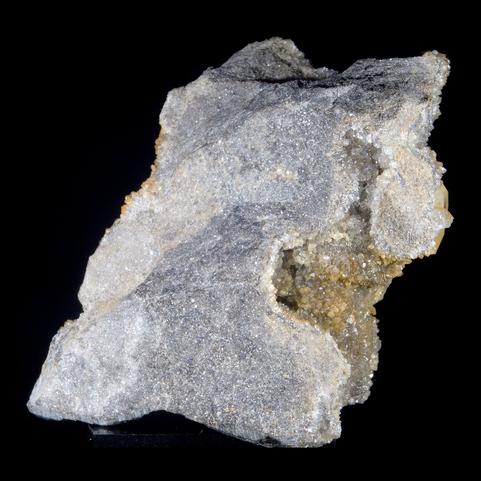 Thumbnail: Golden Tinted Herkimer Diamond on Matrix