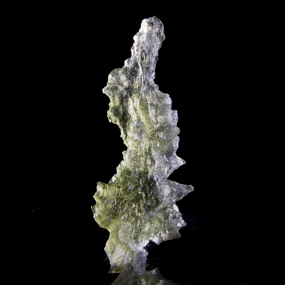 Thumbnail: Moldavite - Besednice, Czech Republic - Studio Mineralia Earth Art Gallery