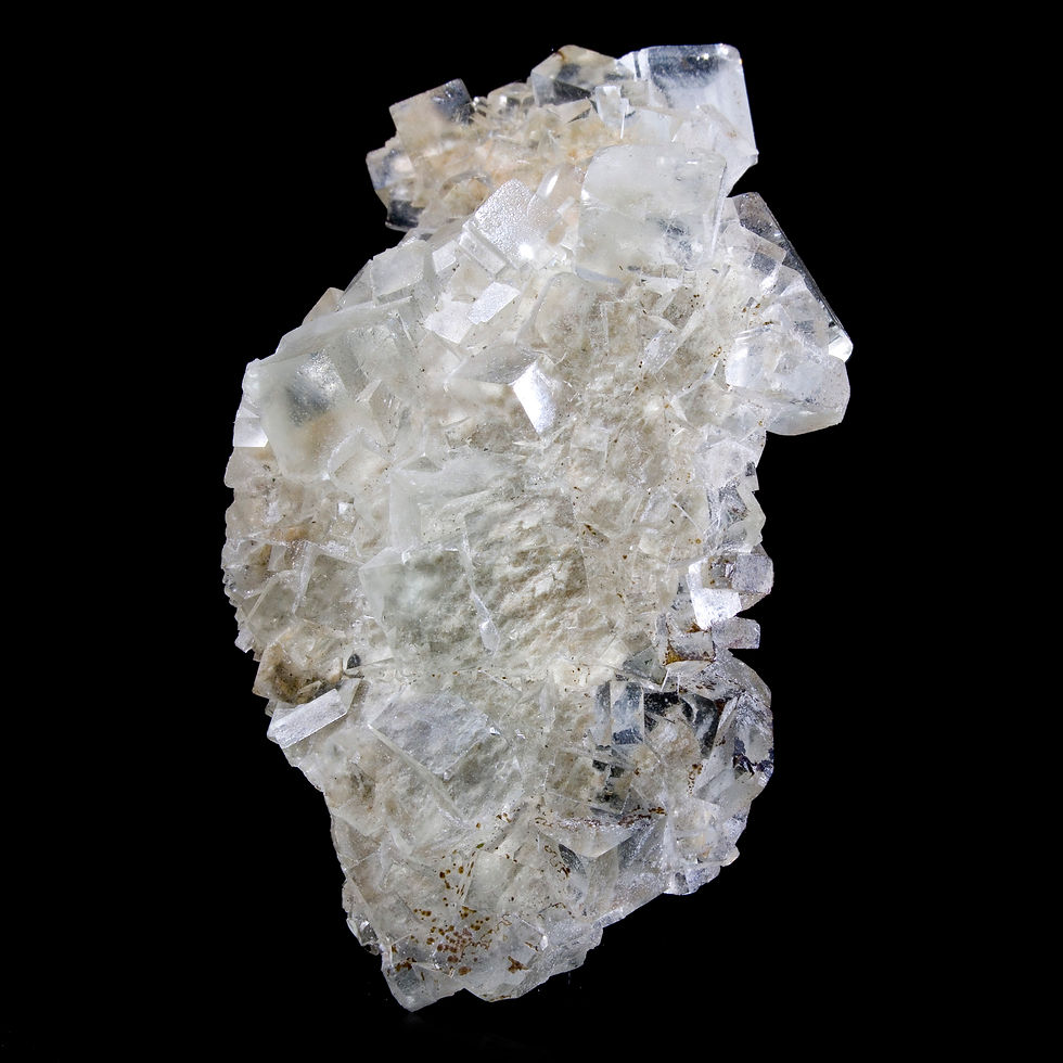 Thumbnail: Clear Phantom Fluorite on Matrix - Xianghualing Mine, China - Studio Mineralia Earth Art Gallery