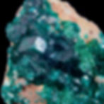 Dioptase on Matrix - D.R Congo - Studio Mineralia Earth Art Gallery