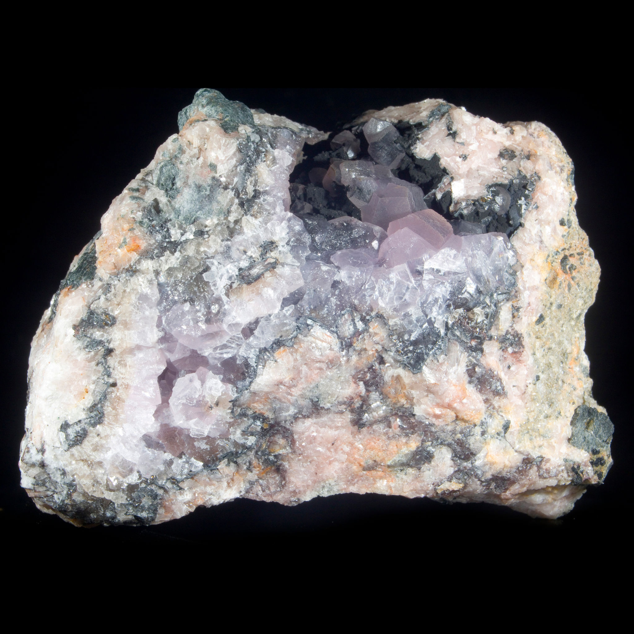 Cobaltoan Calcite Cascade - Bou Azzer, Morocco - Studio Mineralia