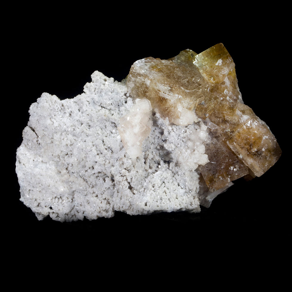 Thumbnail: Fluorite with Celestite - Clay Center, Ohio, USA - Studio Mineralia Earth Art Gallery