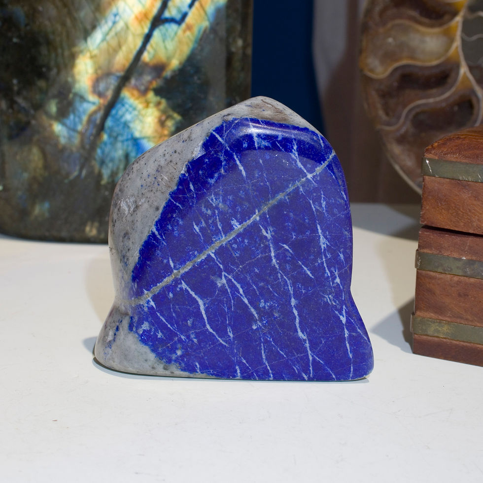 Thumbnail: Deep Blue Lapis Lazuli - Afghanistan. Studio Mineralia: Earth Art Gallery