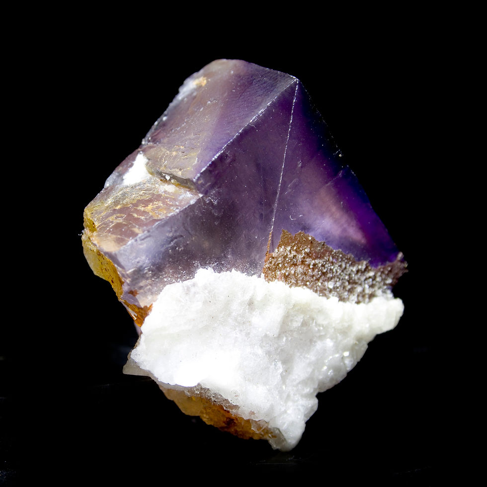 Thumbnail: Lavender Fluorite - Jebel Tirhemi, Morocco - Studio Mineralia Earth Art Gallery