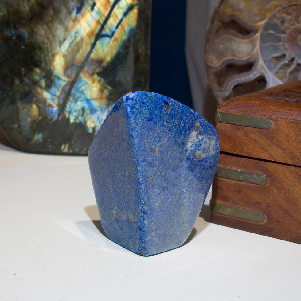 Thumbnail: Bright Blue Lapis Lazuli - Afghanistan - Studio Mineralia: The Earth Art Gallery