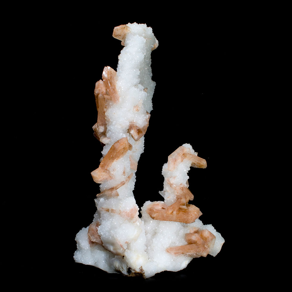 Thumbnail: An elegant and graceful mineral specimen destined for somewhere special. Tall and ornamented with multiple perfectly terminat