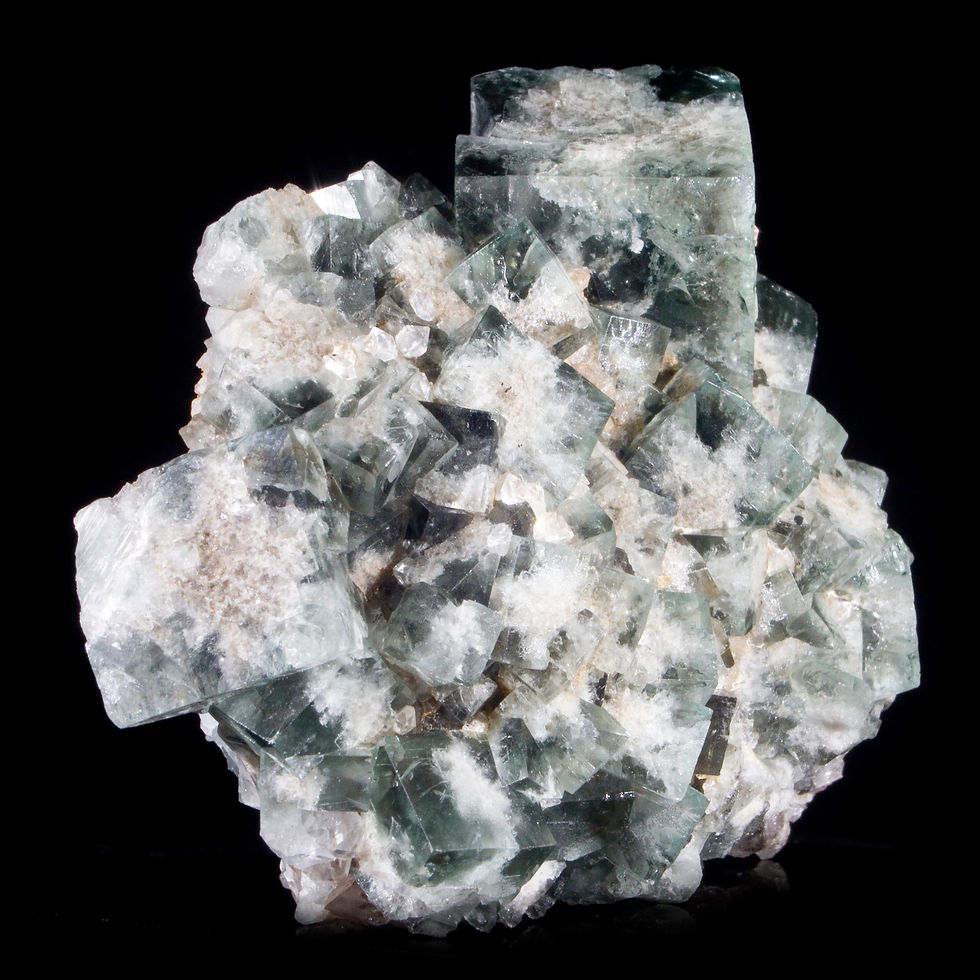 Thumbnail: Fluorite - Milky Way Pocket, Diana Maria Mine, UK - Studio Mineralia Earth Art Gallery