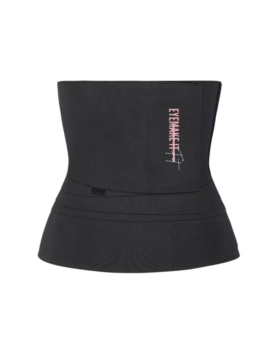 Black Signature Latex Waist Wrap