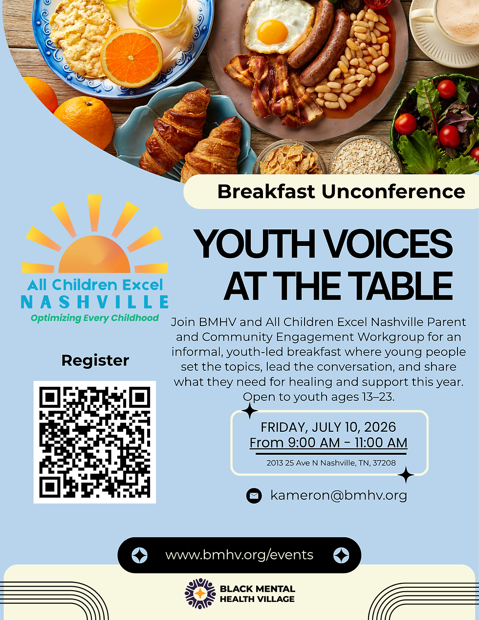 Breakfast Unconference: Youth Voices at the Table