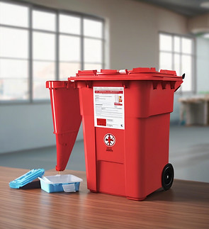 Sharps puncture-resistant container and