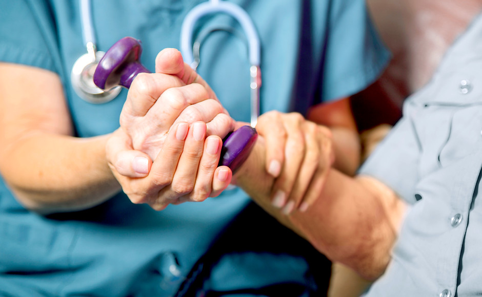 Patient with Healthcare Nurse