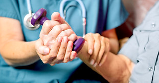 Patient with Healthcare Nurse