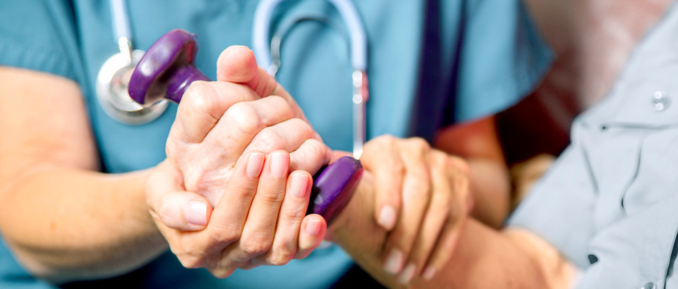 Patient with Healthcare Nurse