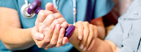 Patient with Healthcare Nurse